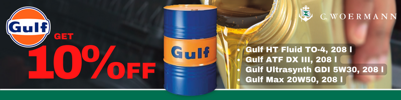 Banner Gulf Oil Sales - Get 10 % off